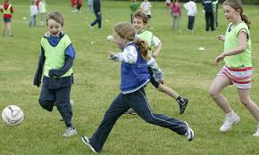 Students were playing soccer.