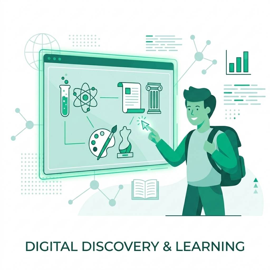 Illustration of structured, connected online learning