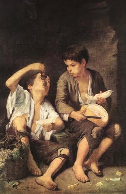Bartolom&eacute; murillo (1617-1682) was the first spanish painter to become famous throughout Europe. Several of his early paintings feaured children from native Sevilla. 