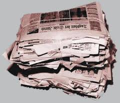 Stacked Newspapers